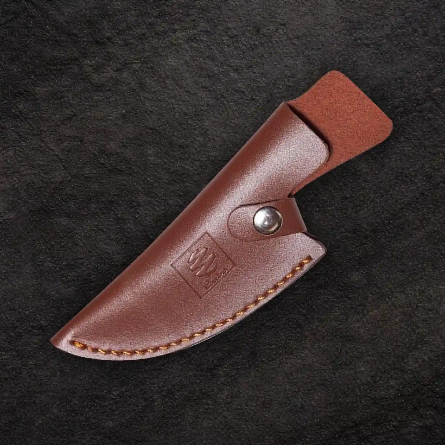 Altomino Handmade Fixed Blade Sharp Knife's PU Sheath chef knives
