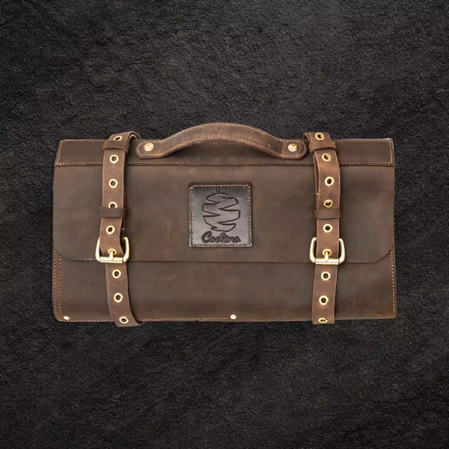 Leather Roll-Up Knife Bag – Coolina