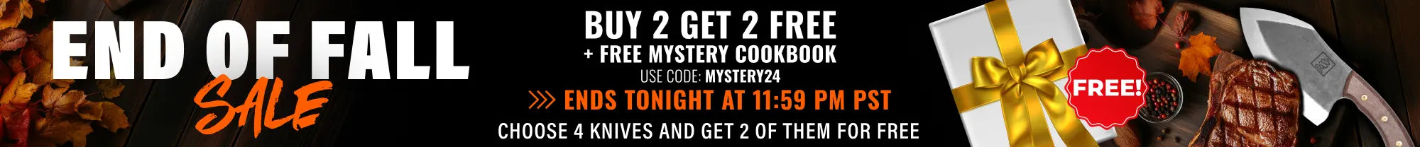 Buy 2 Get 2 Free + Free Mystery Cookbook banner