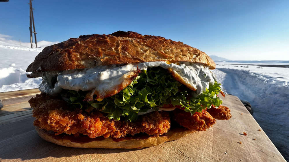Can You Finish This XXL Chicken Sandwich?