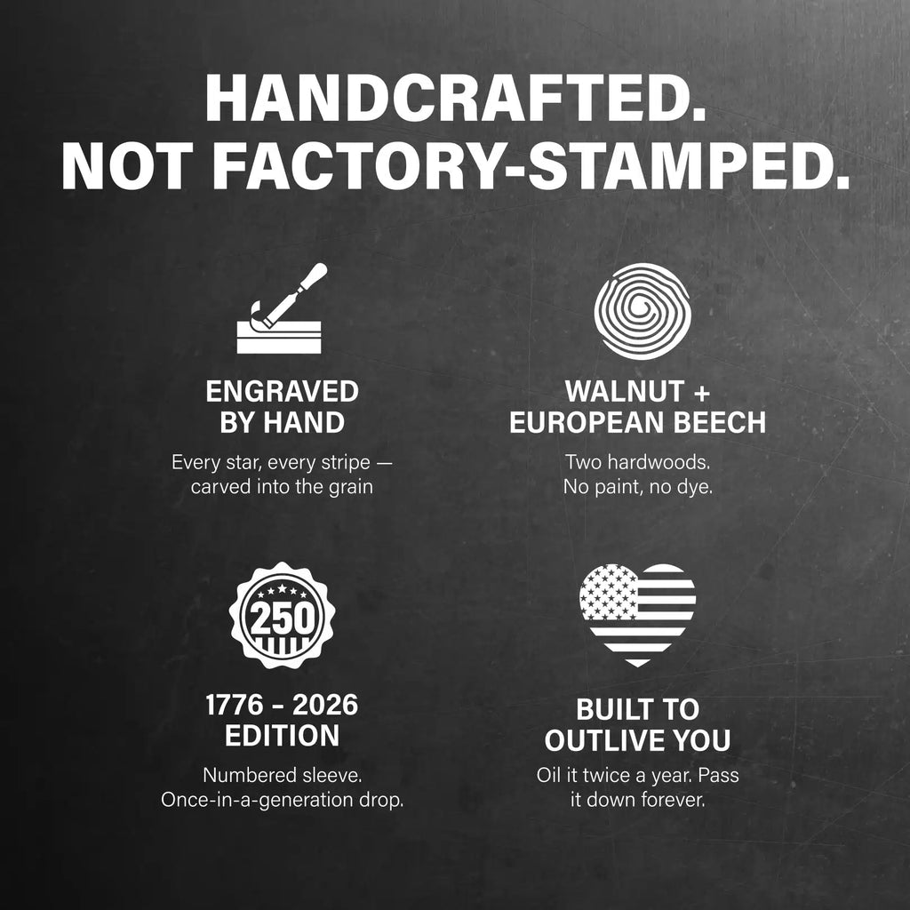 The 250th Anniversary Cutting Board