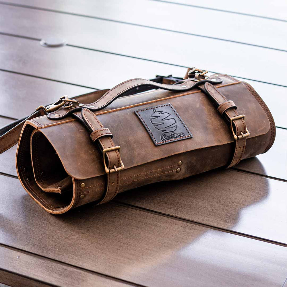 Leather Knife Bag