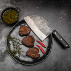 Handforged Knives & Display Set, 4PC