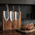 Handforged Knives & Display Set, 4PC