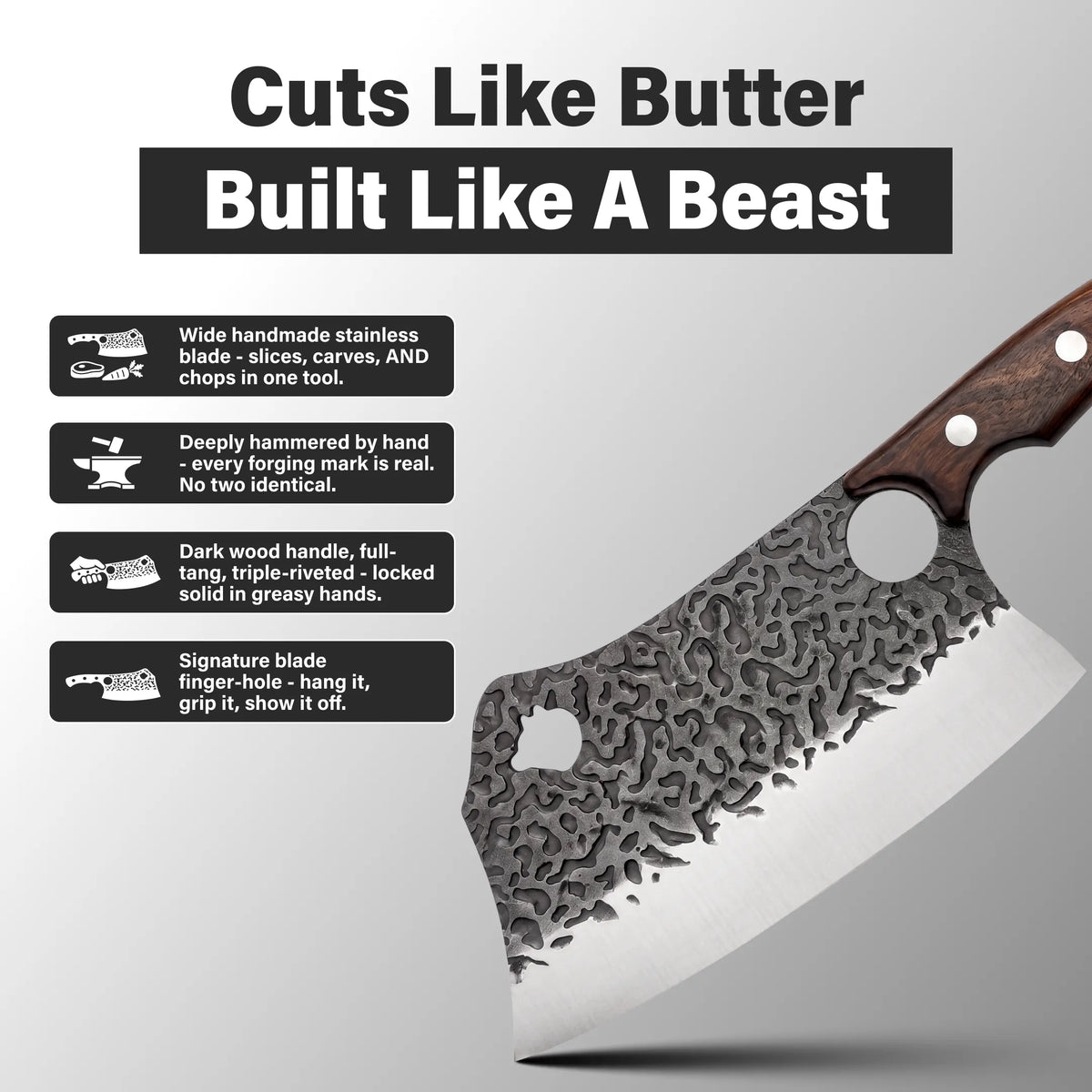 Kodiak 7.5" Cleaver Knife