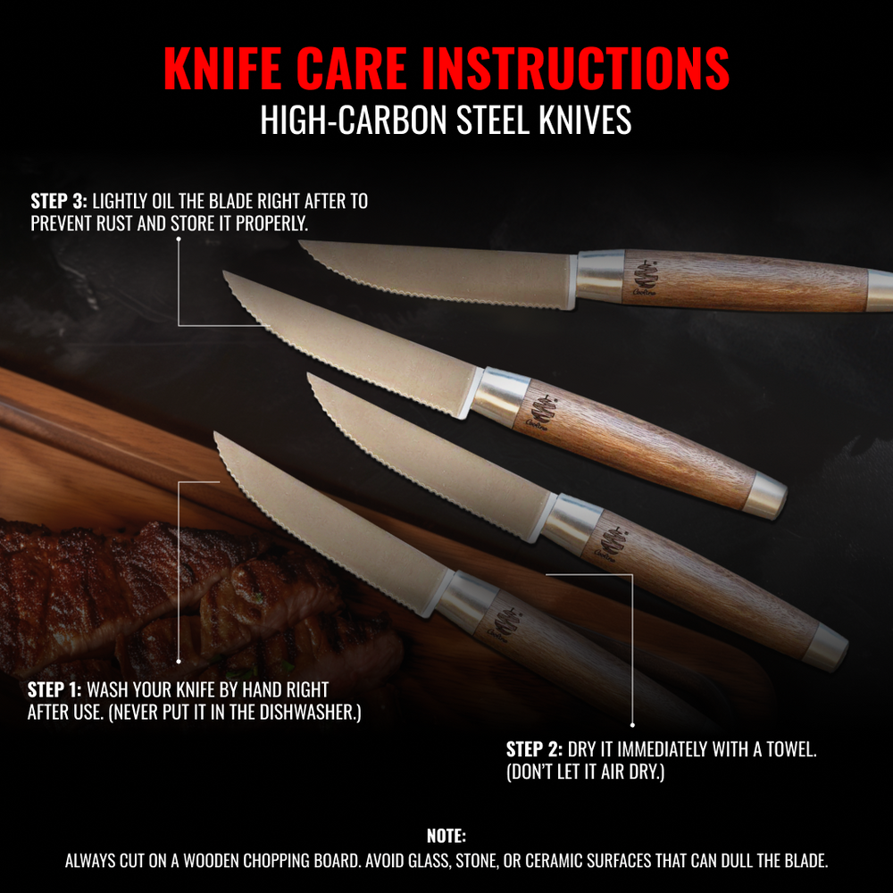 Coolina’s Rustic Steak Knives