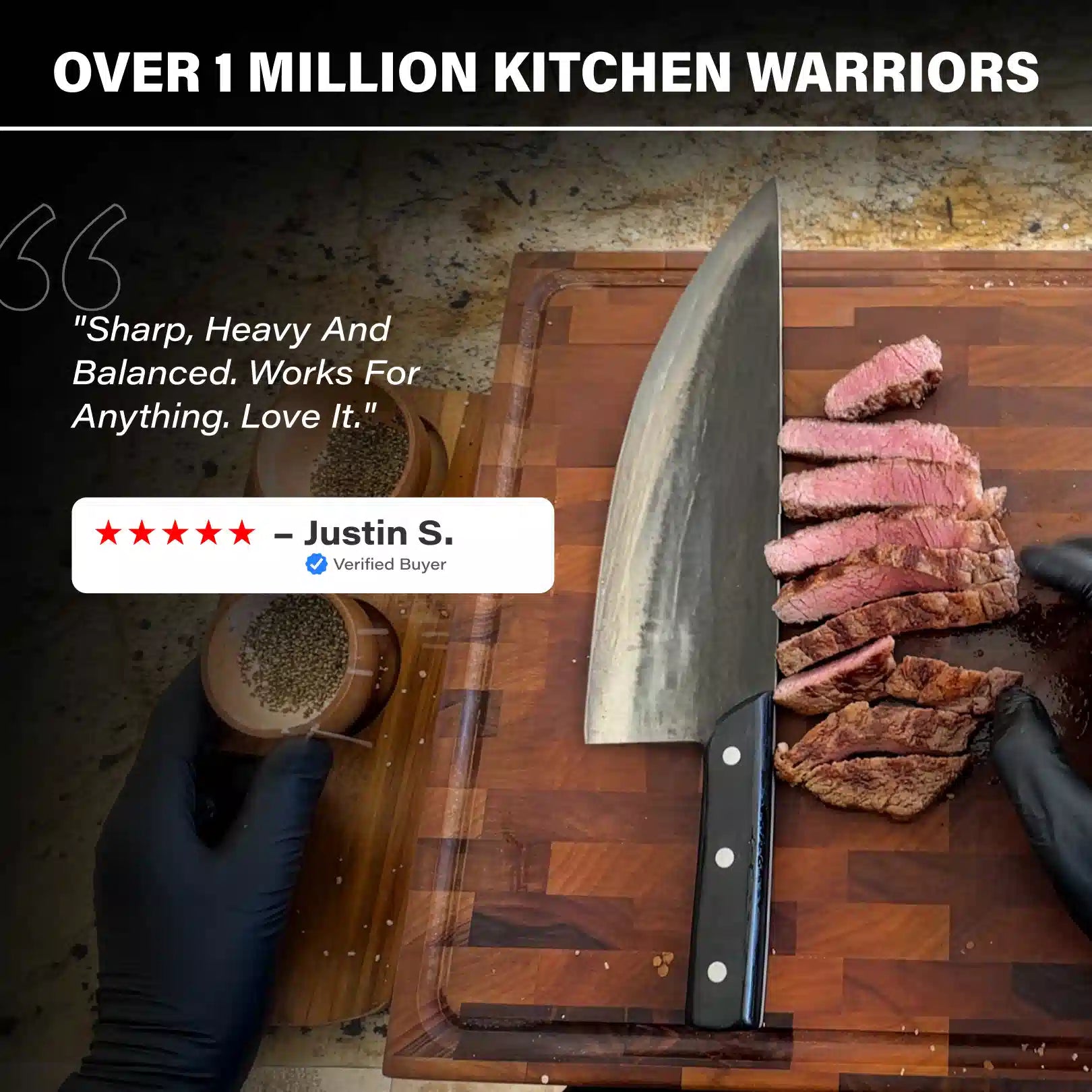 Tungsten FAT 9.5" Chef knife