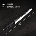 Zubo 8" Bread Knife