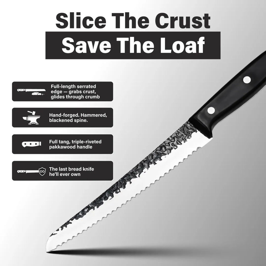 Zubo 8" Bread Knife