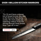 Zubo 8" Bread Knife
