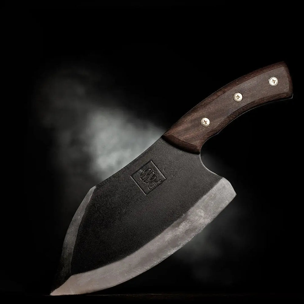 Lixy serbian wide chef knife for cutting even ham or cake Coolina