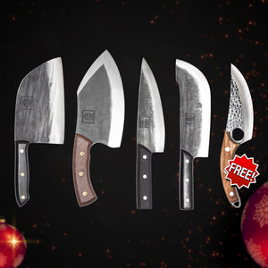 The Meat Lover's 5-Knife Set