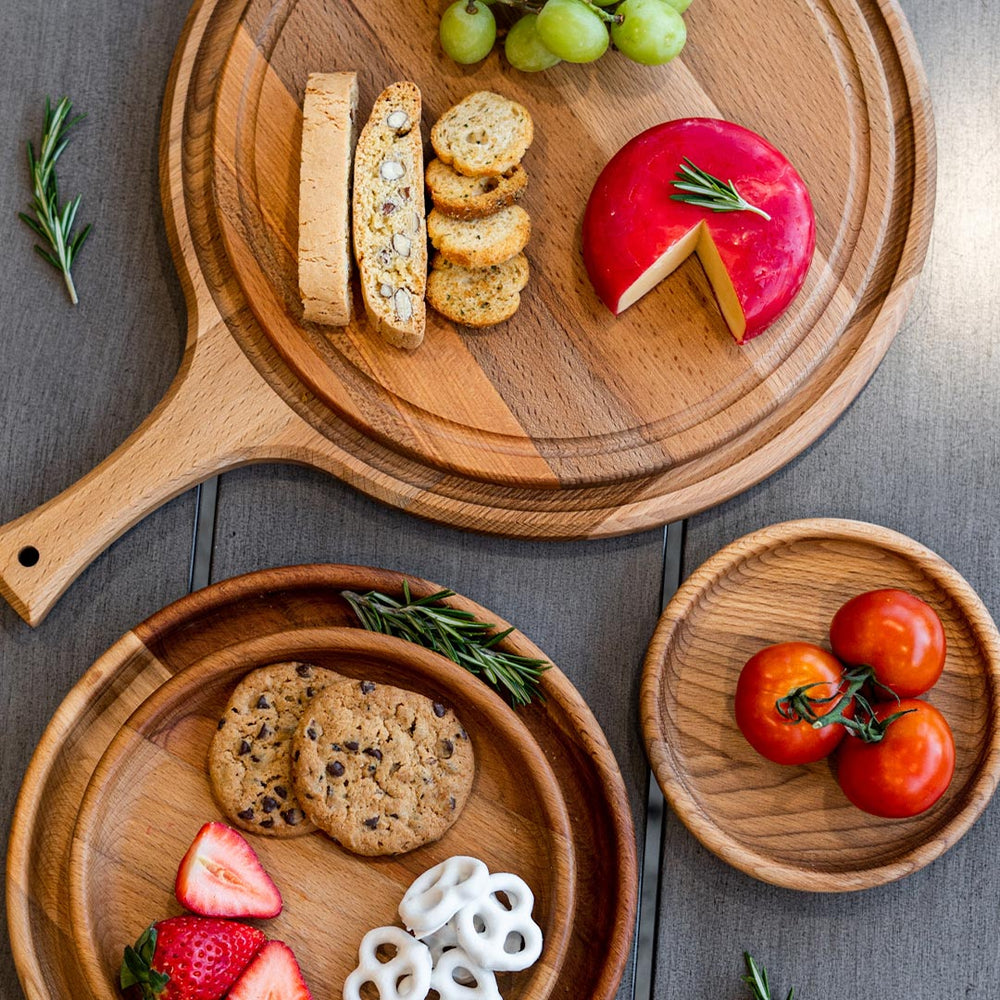 Beechwood Round Serving Board