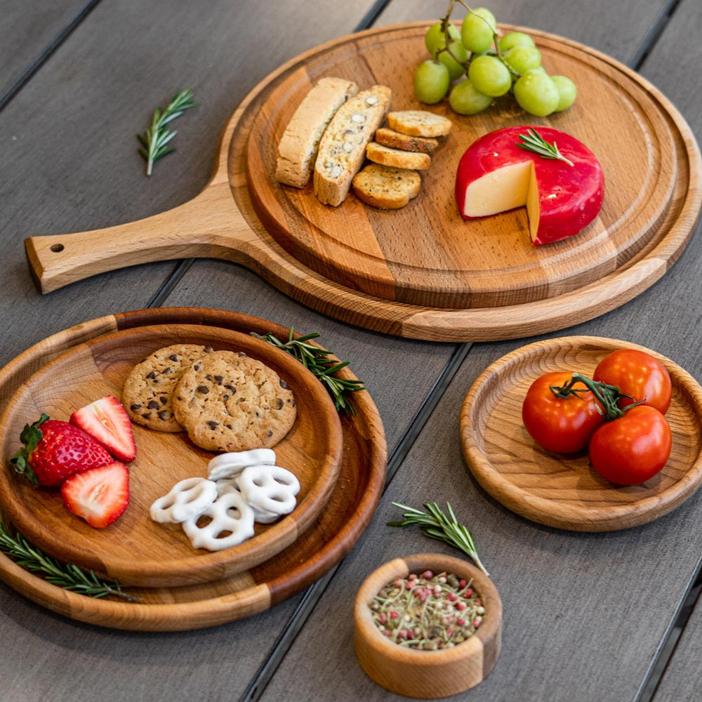 Beechwood Round Serving Board