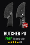 Altomino Handmade Butcher Knife's PU Sheath
