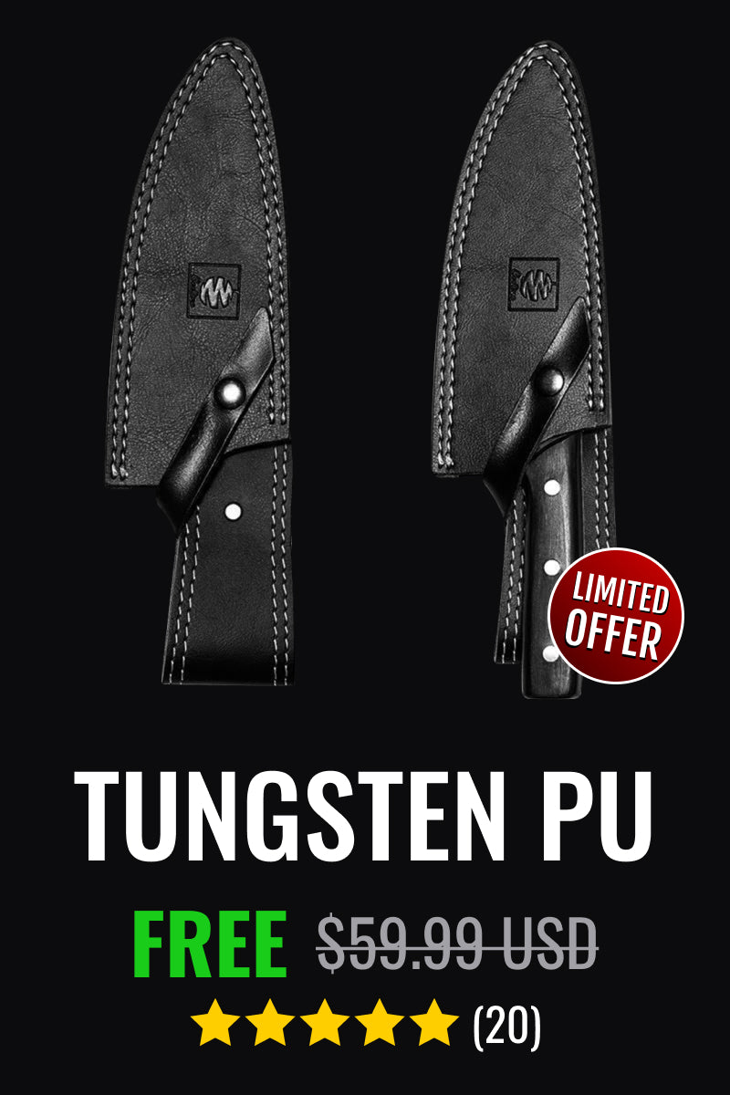 Altomino Tungsten Steel Slicing Knife's PU Sheath