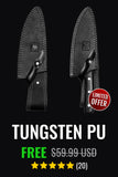 Altomino Tungsten Steel Slicing Knife's PU Sheath